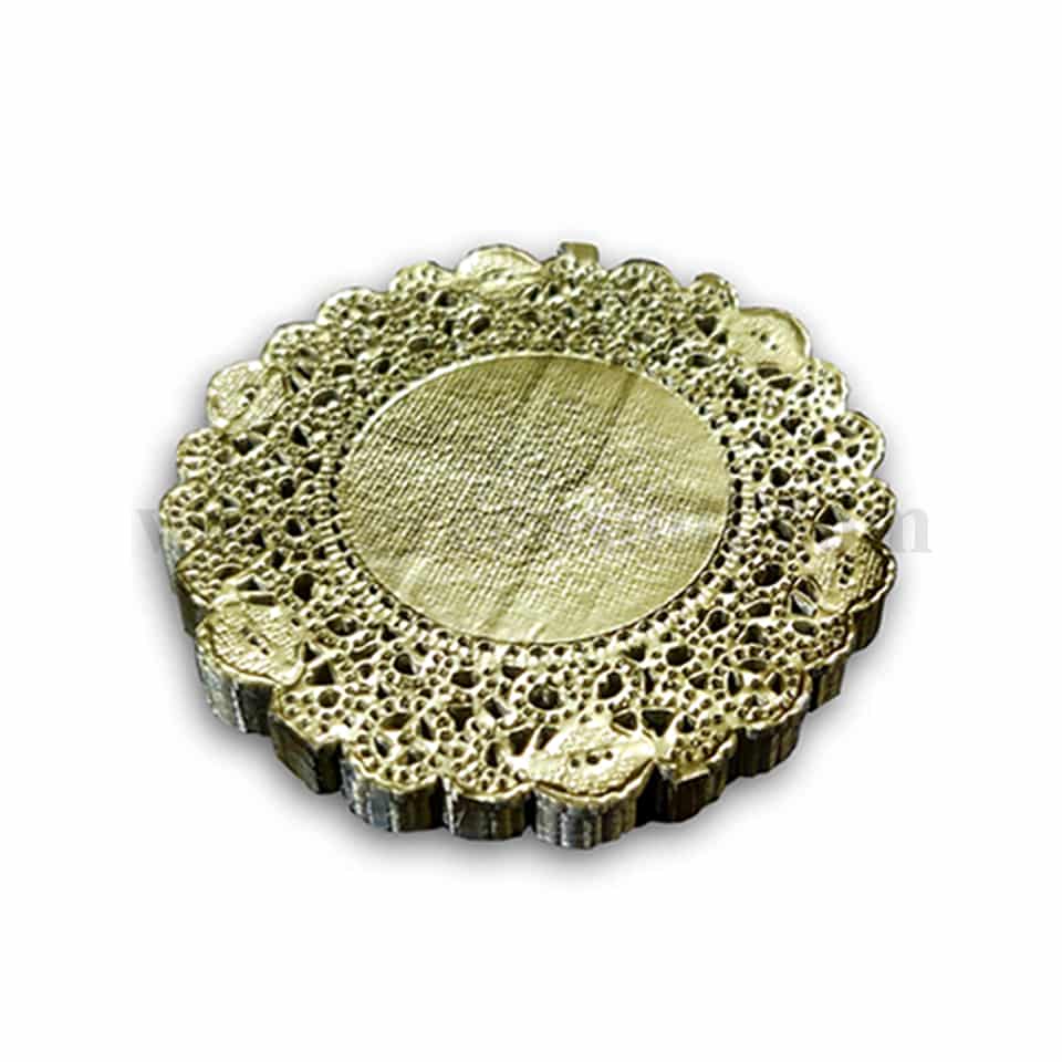 GRADE Round Doilies Paper Gold 355 mm(14 inch)-250 Pcs