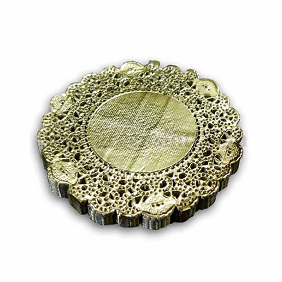 GRADE Round Doilies Paper Gold 406 mm(16 inch)-250 Pcs