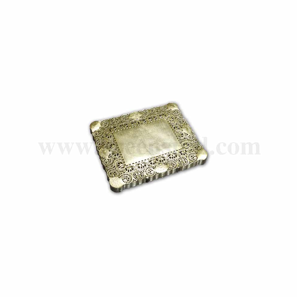 GRADE Rectangular Doilies Paper Gold 150x300 mm-250 Pcs