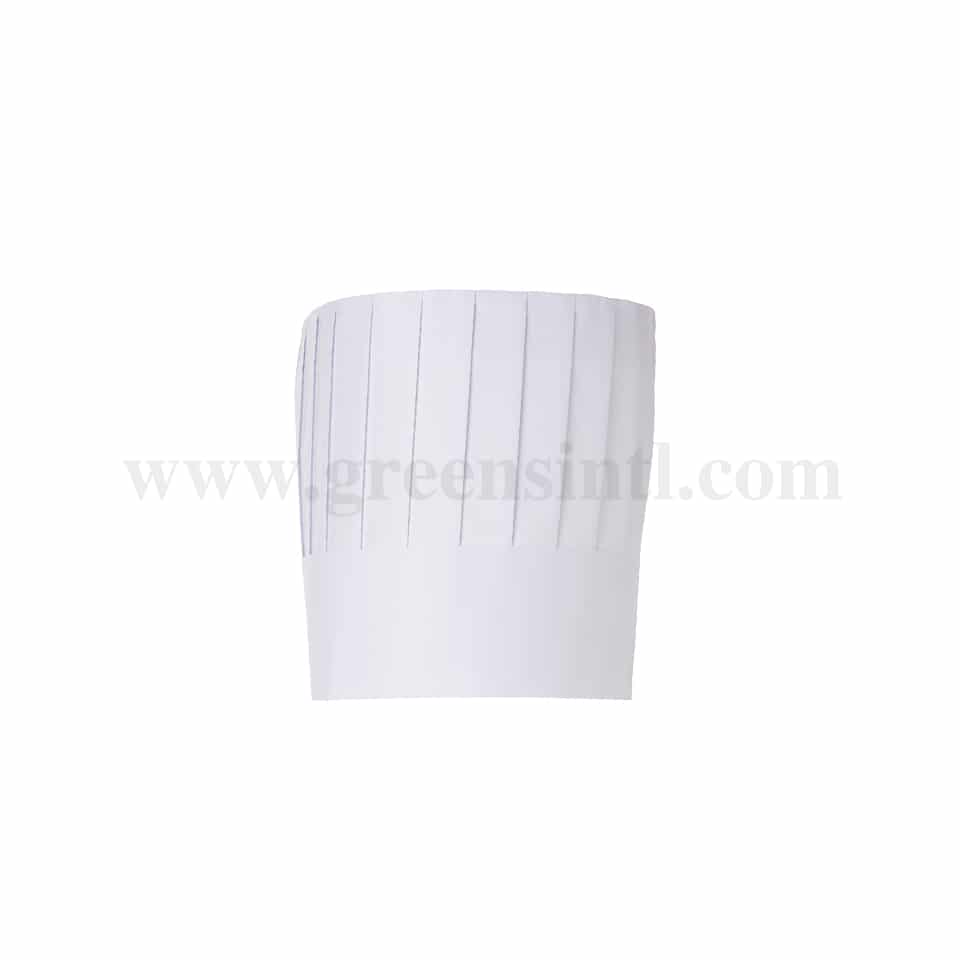 GRADE Chef Hat Paper-Classic Flat Top H 200 mm-10 Pcs