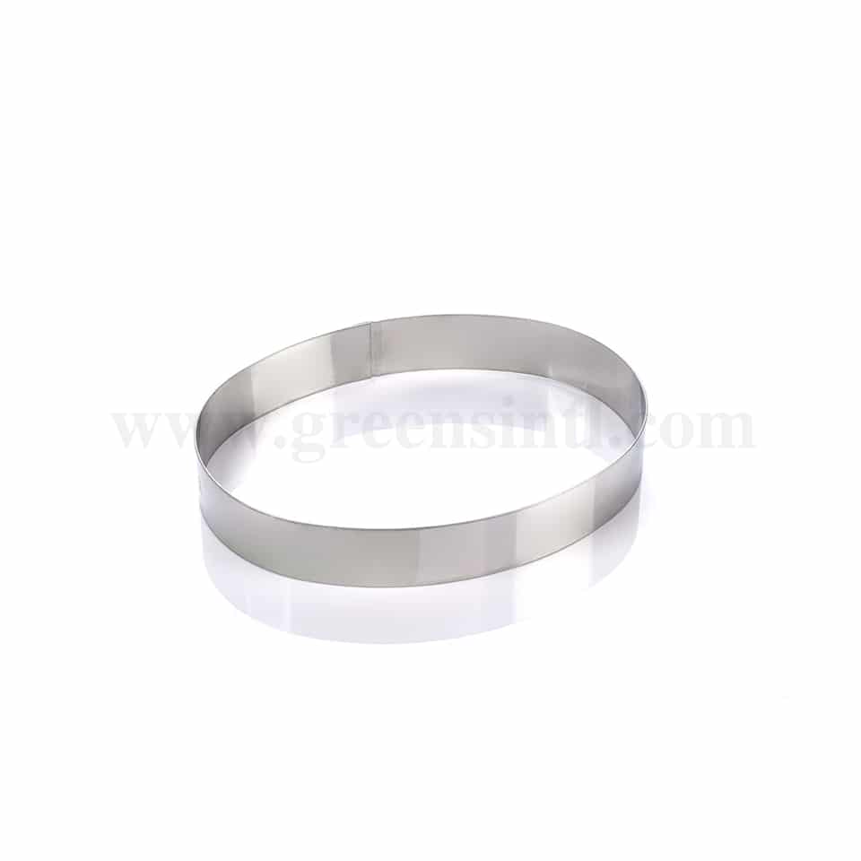 MARTELLATO Stainless steel Round Oval Band 205 x 155 xh 40 mm