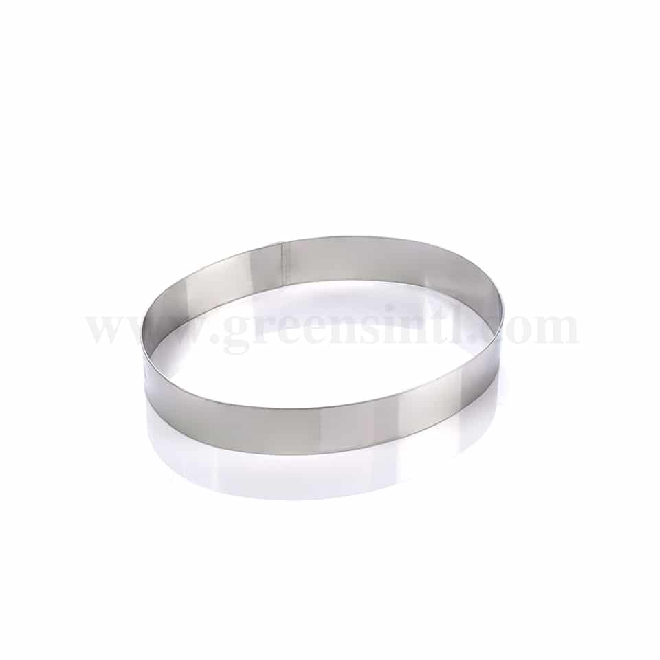 MARTELLATO Stainless steel Round Oval Band 225 x 175 xh 40 mm