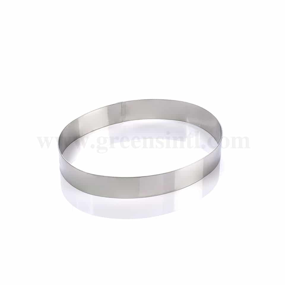 MARTELLATO Stainless steel Round Oval Band 265 x210 xh 40 mm