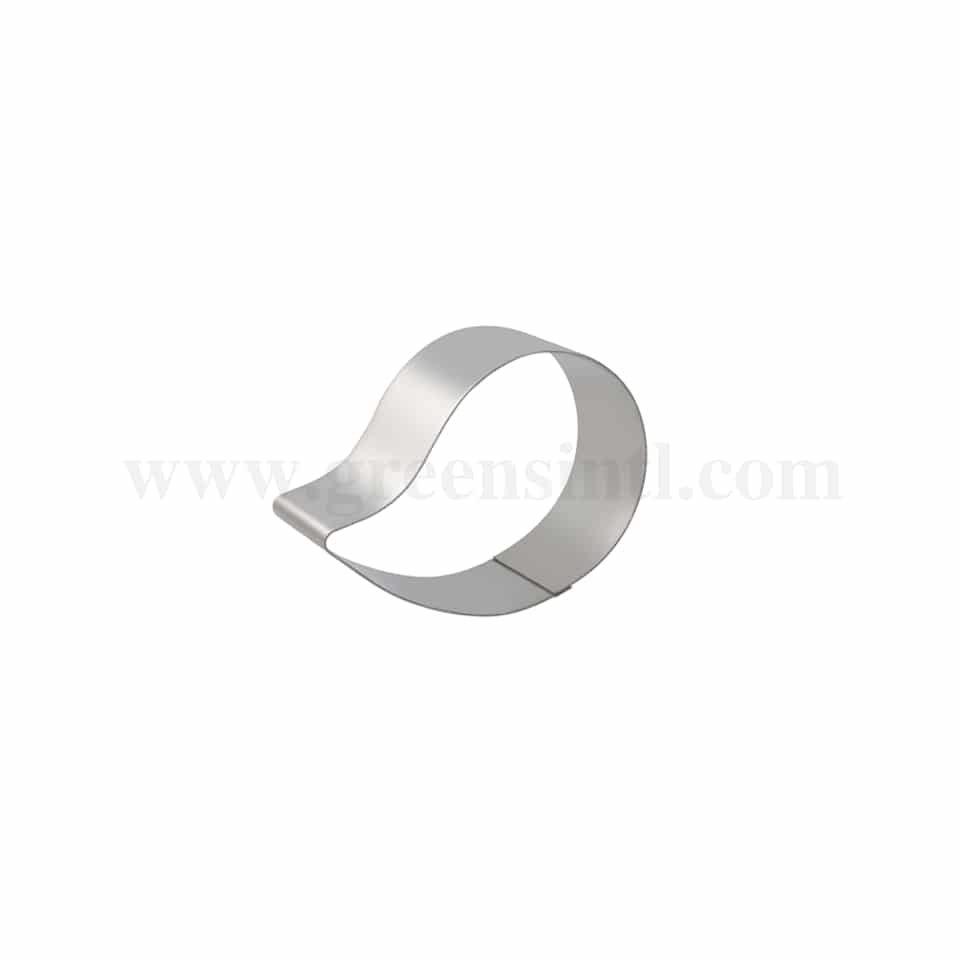 MARTELLATO Comma-shaped Cake Band 255 x 190 x h40mm