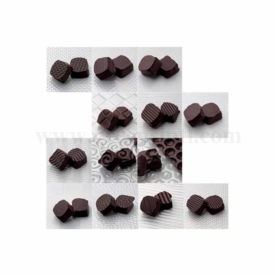 MARTELLATO Chocolate Decoration Sheets Assorted