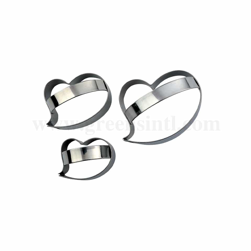 MARTELLATO Heart Cutter Set of 3