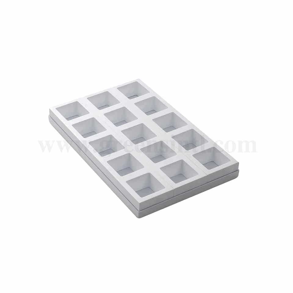MARTELLATO Plastic Mould For Monoportions Square 59 x 59 x h 40 mm-15 Pcs