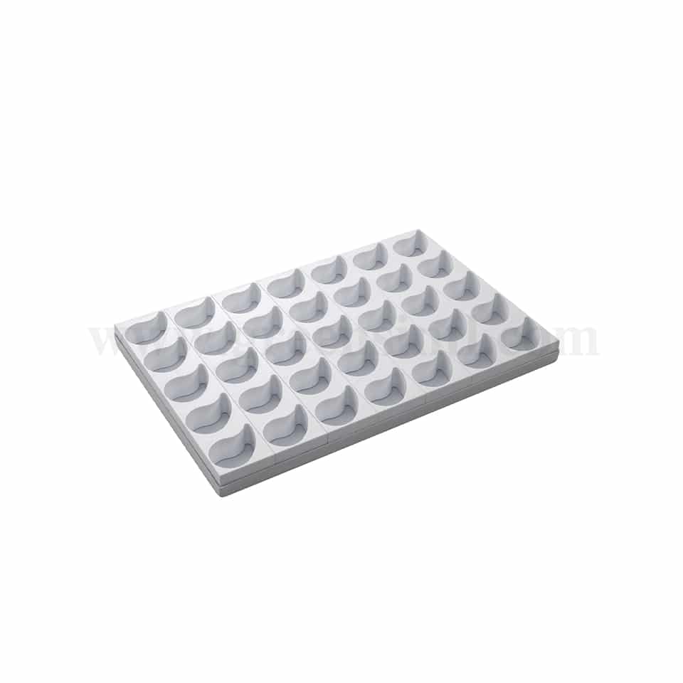 MARTELLATO Plastic Mould For Monoportions Comma 92 x 60 x h 40 mm-35 Pcs