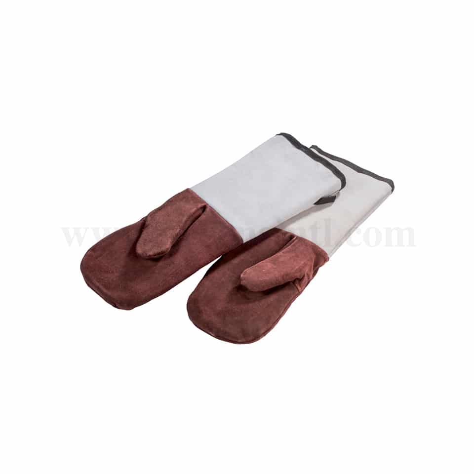 MARTELLATOLong wrist leather mitts 450 x 150 mm