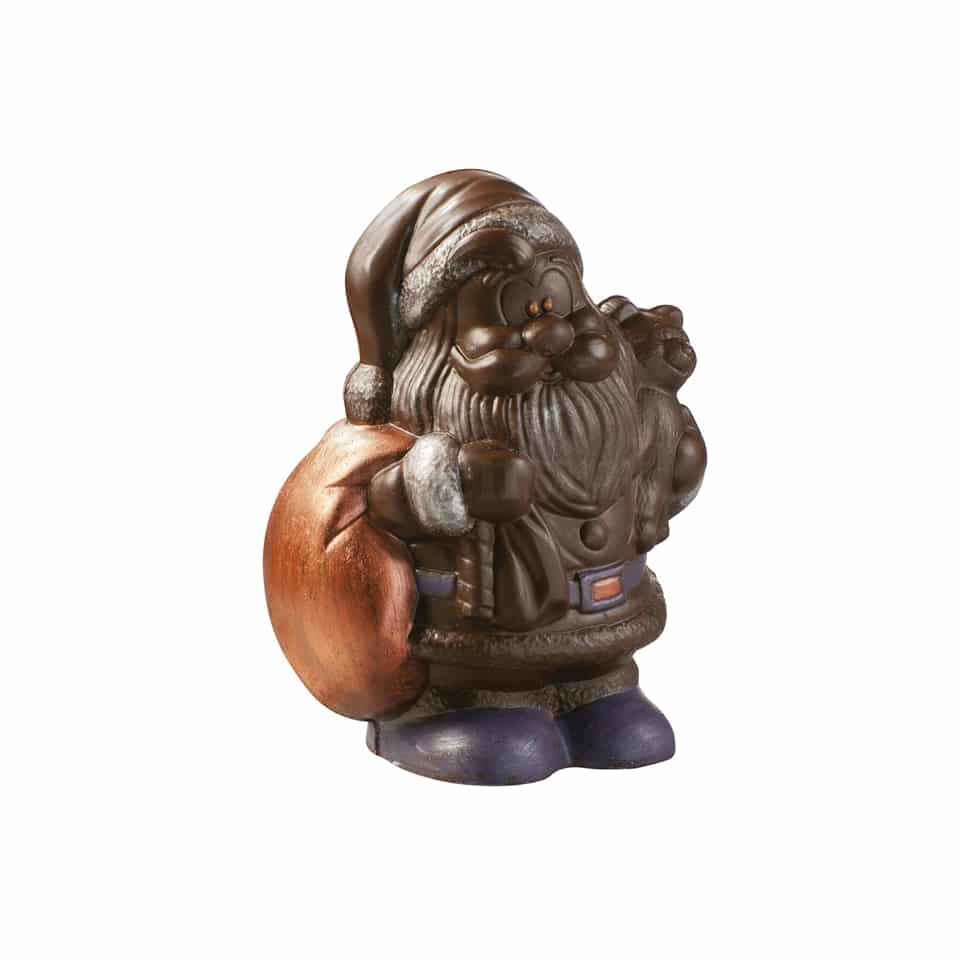 MARTELLATO Thermoformed Plastic 3D Mould Santa Claus With Teddy Bear