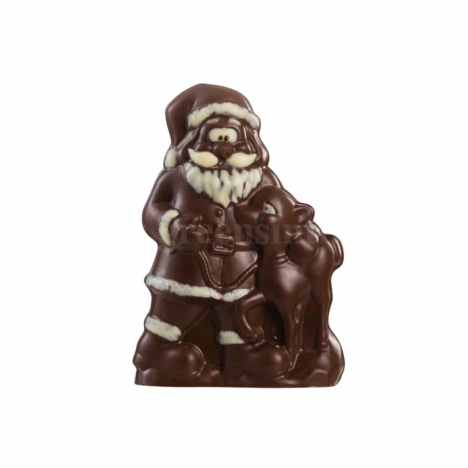 MARTELLATO Thermoformed Plastic 3D Mould Santa Claus With Fawn