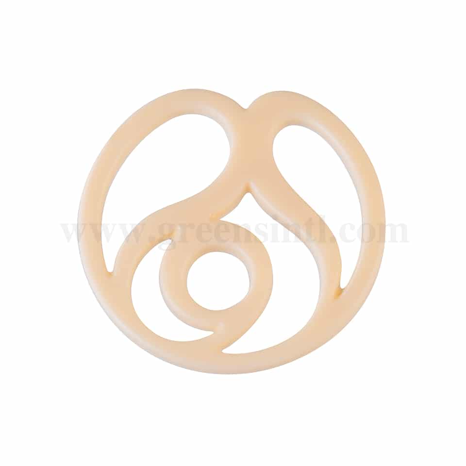 MARTELLATO White Polycarbonate Chocolate Mould Decorations 12- 50 x h 49 mm