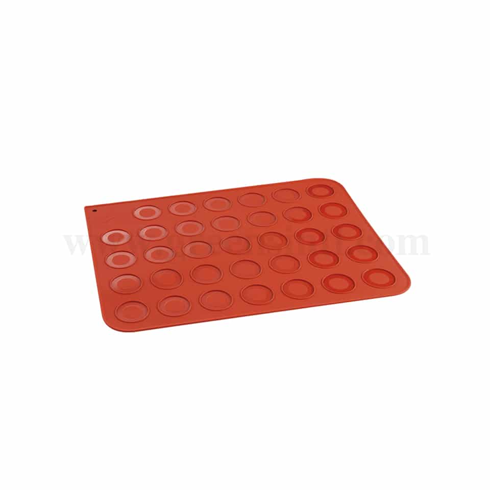 MARTELLATO Food-grade Silicone Baking Mat for Macarons D 40 mm
