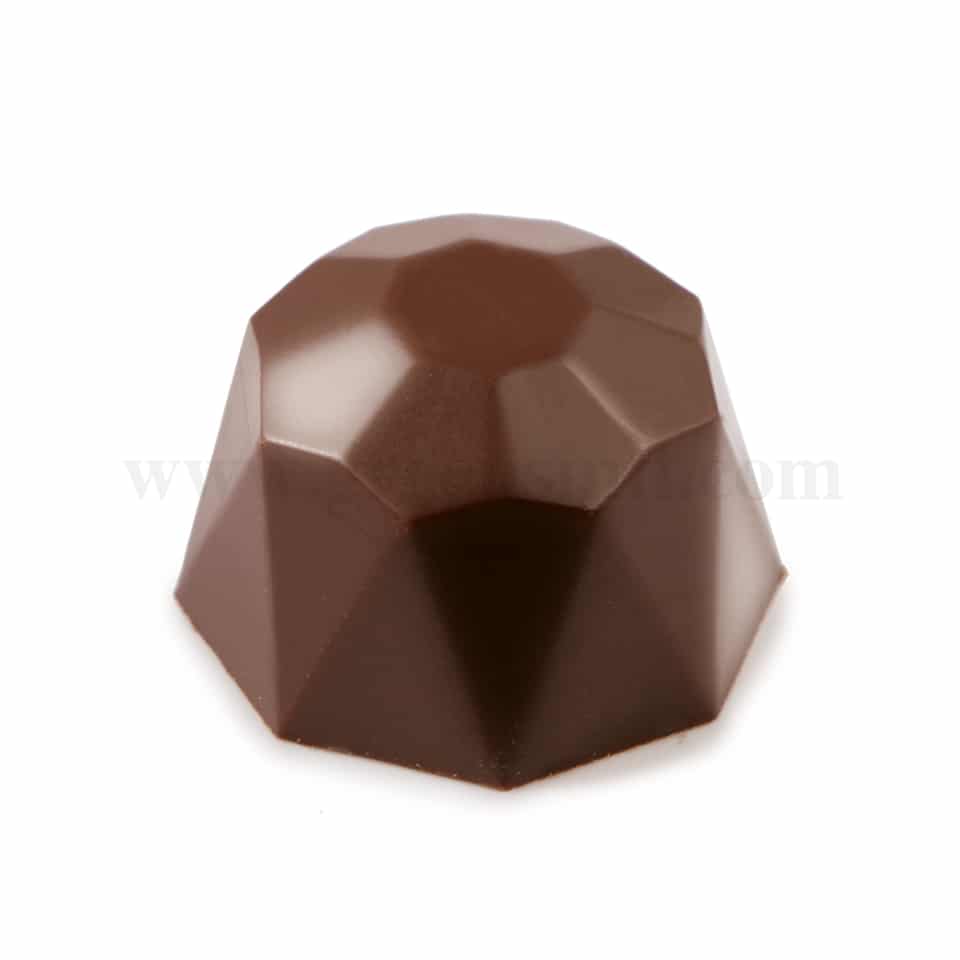 MARTELLATO Polycarbonate Chocolate Mould Gem D 28 h 18 mm