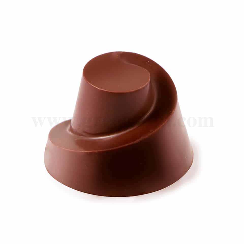 MARTELLATO Polycarbonate Chocolate Mould Curl D 29 h 18 mm