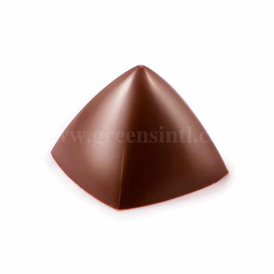 MARTELLATO Polycarbonate Chocolate Mould Pyramid 26 x 26 h 20mm