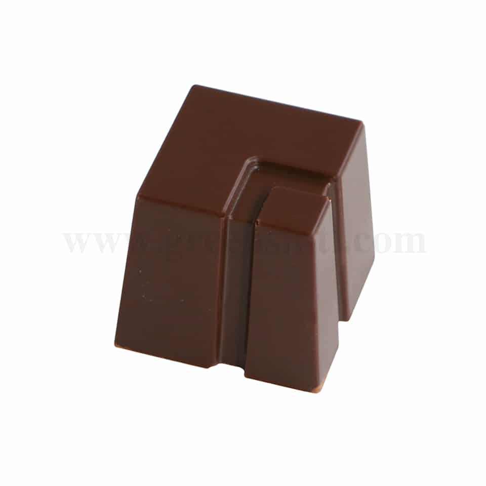 MARTELLATO Polycarbonate Chocolate Mould 21 x 21 h 18.5 mm