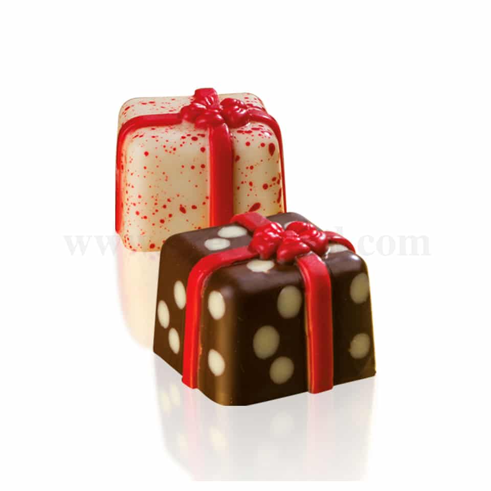 MARTELLATO Polycarbonate Chocolate Mould Gift 26 x 26 h 20mm