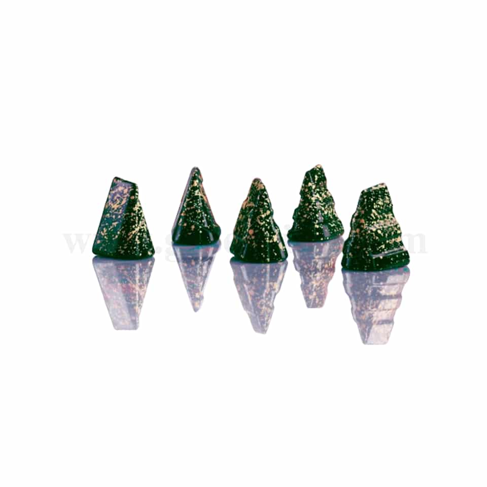 MARTELLATO Polycarbonate Chocolate Mould Trees 31 x 22 h 22mm