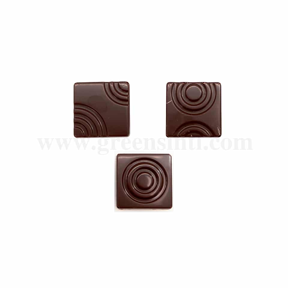 MARTELLATO Polycarbonate Chocolate Mould 30 x 32 x h5mm