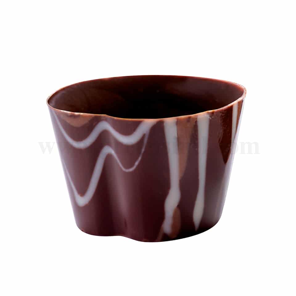 MARTELLATO Polycarbonate Chocolate Mould Beso 33 x 33 h 23 mm