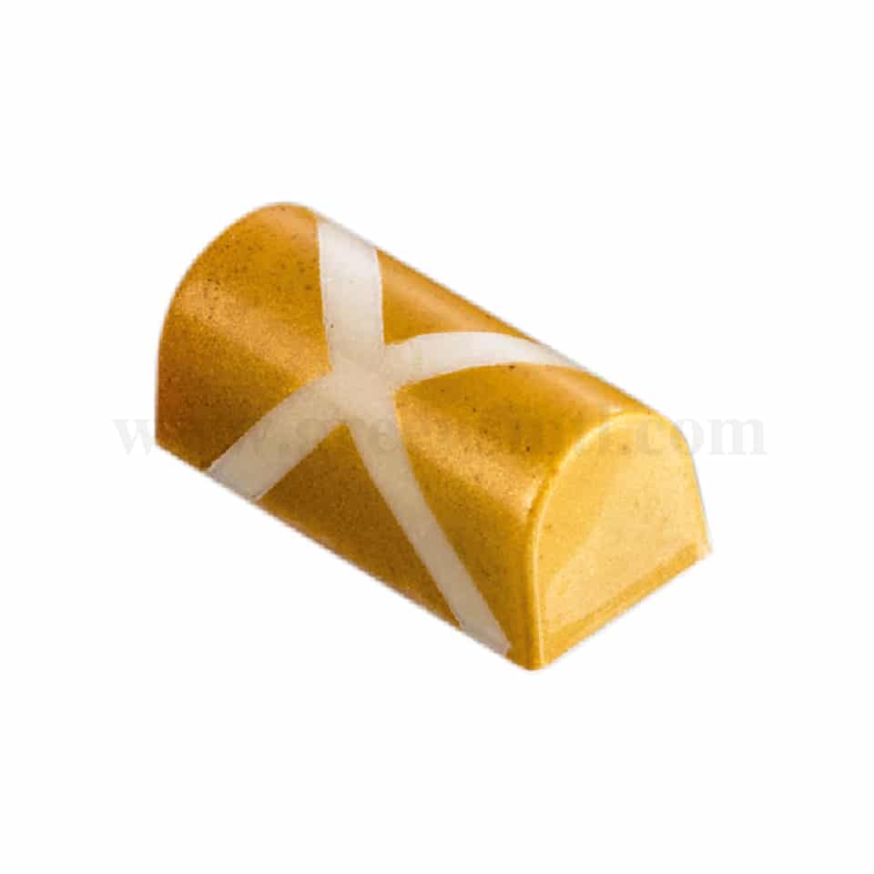 MARTELLATO Polycarbonate Chocolate Mould Curvy 39 x 18 h 15.5 mm