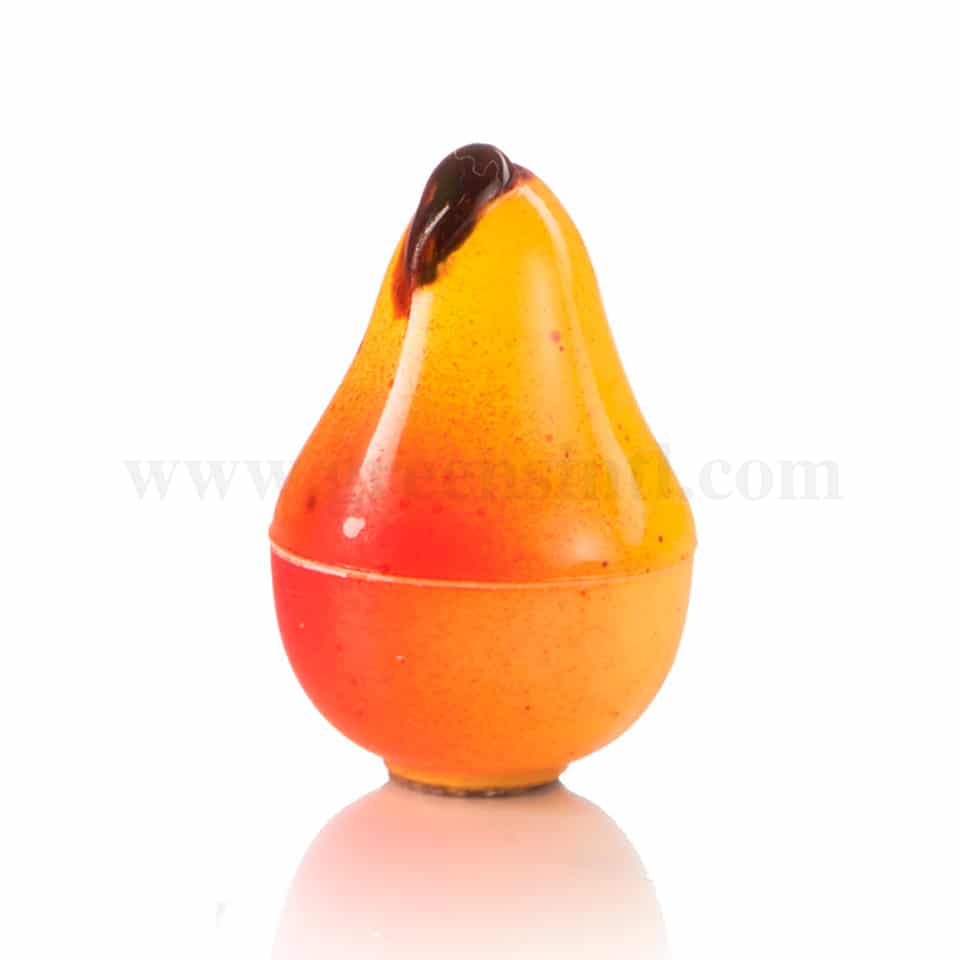 MARTELLATO Polycarbonate Mould Pear 3D - D 26 h 36 mm