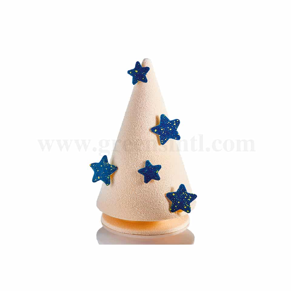 MARTELLATO Thermoformed Plastic Mould Christmas Cones D 83x h 140mm