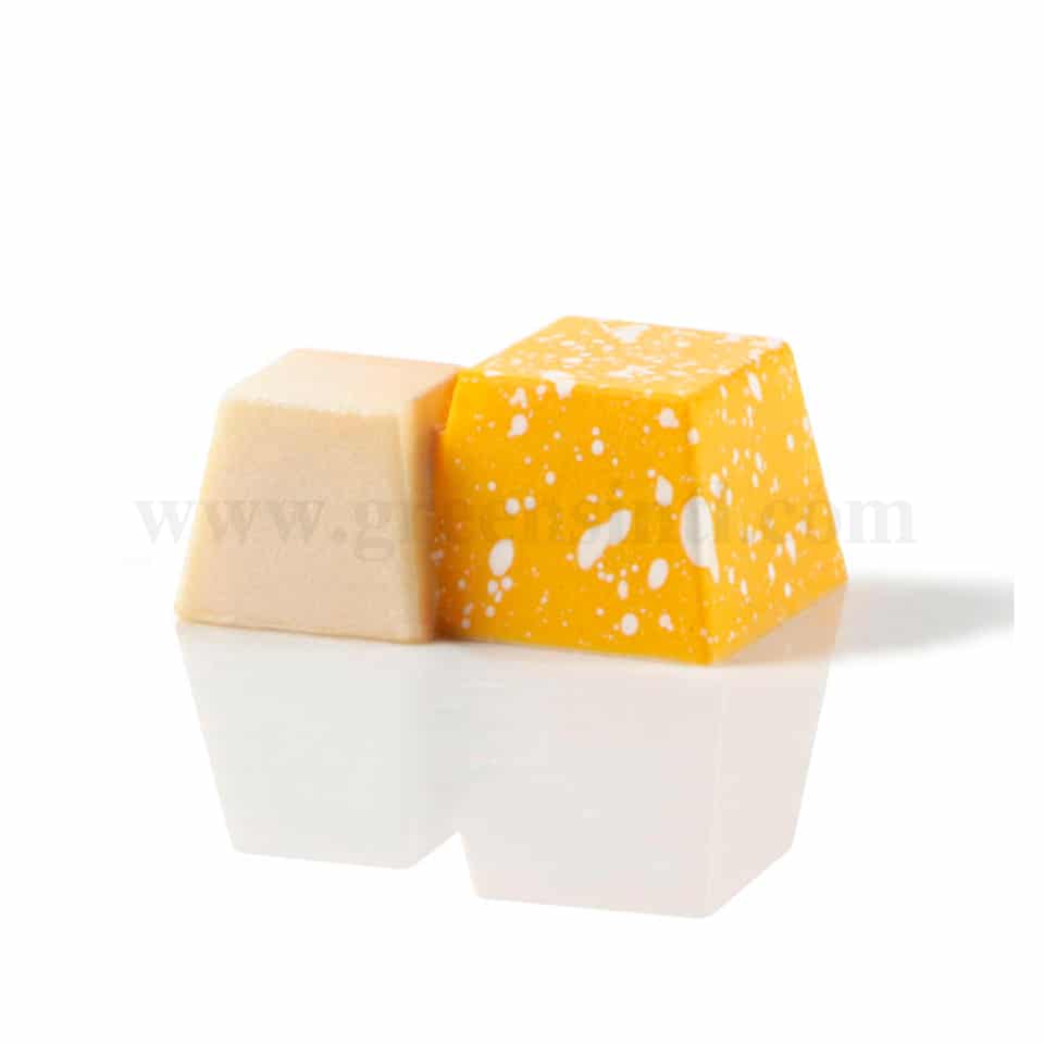 MARTELLATO Polycarbonate Chocolate Mould Cubes 36 x 25 h 16 mm