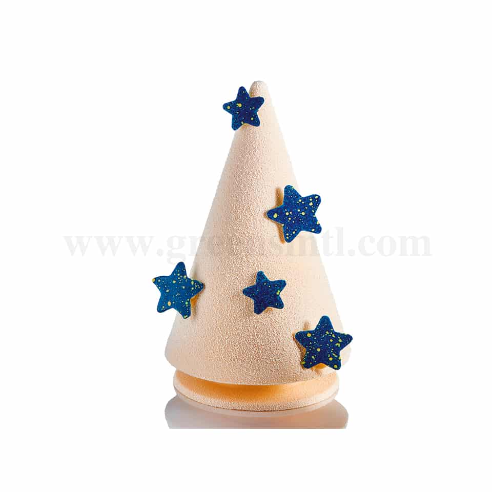 MARTELLATO Thermoformed Plastic Mould Christmas Cones D 123 x h 205mm