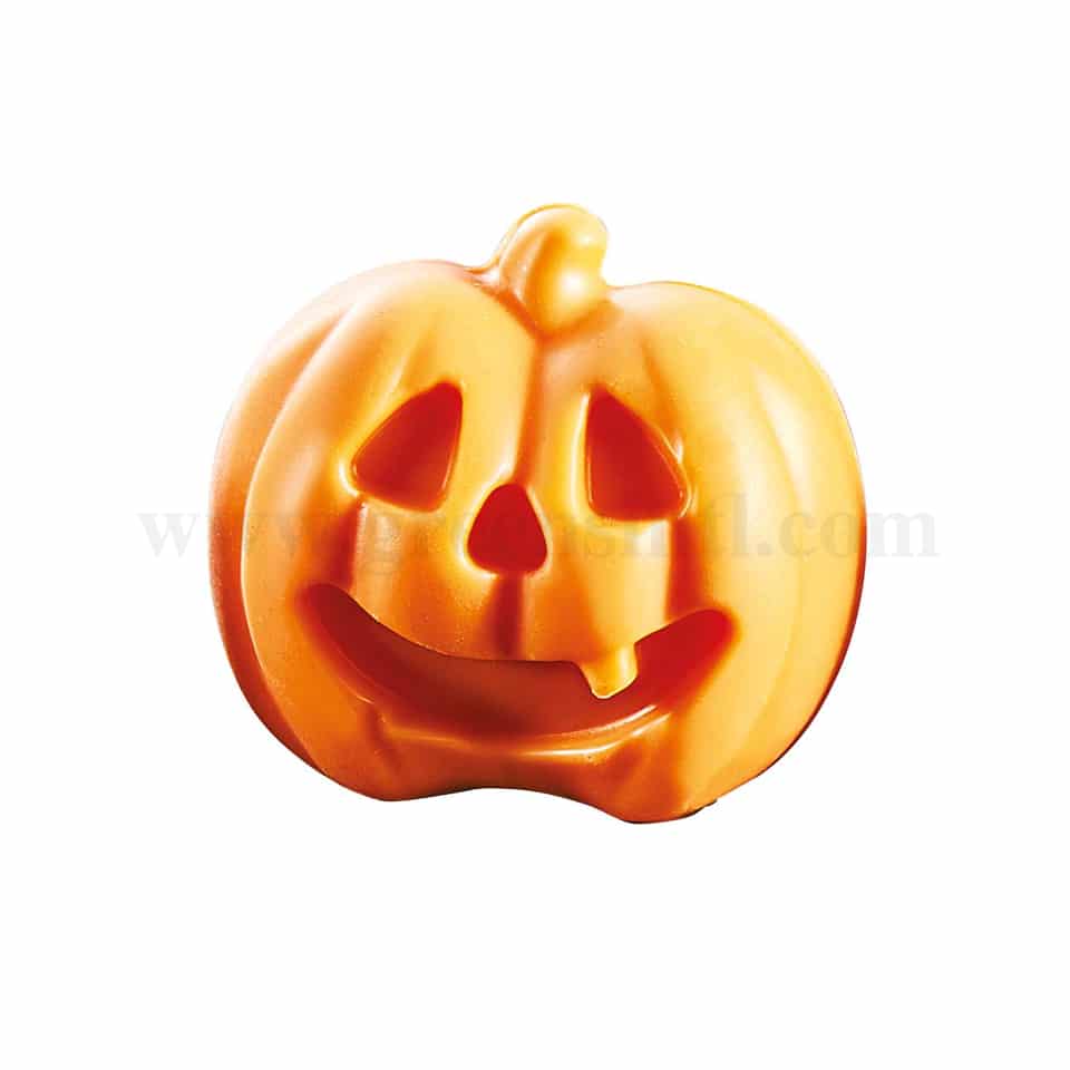 MARTELLATO Polycarbonate Chocolate Mould Pumpkin 34 x 31 h 15 mm