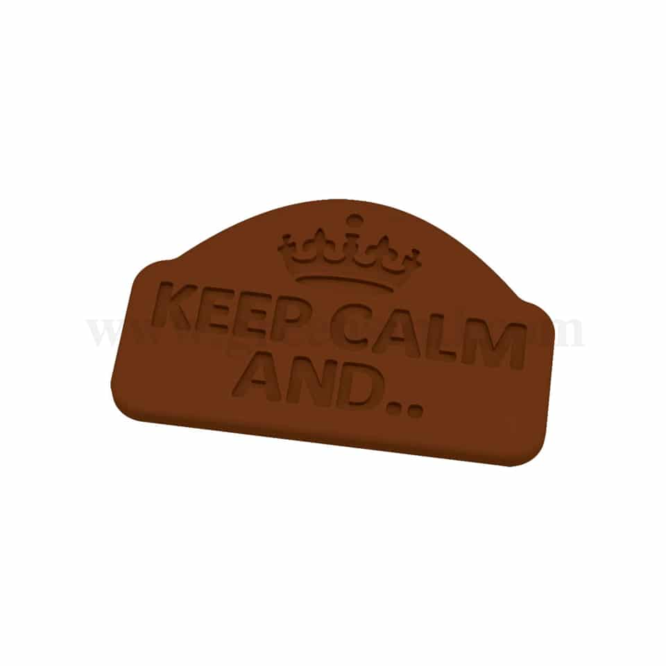 MARTELLATO Thermoformed Plastic Mould ''Keep calm and...''