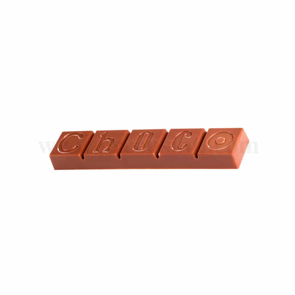 MARTELLATO Polycarbonate Chocolate Mould Cocoa Snack 120 x 24 h 11 mm