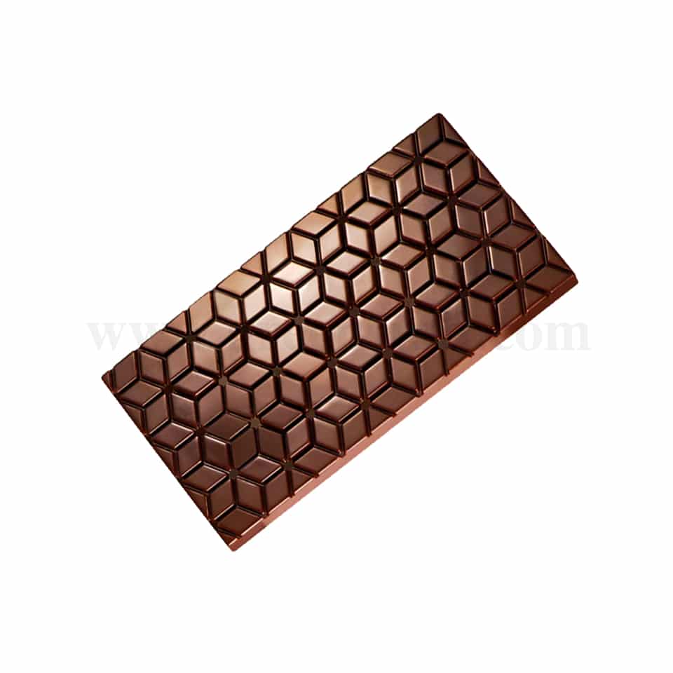 MARTELLATO Polycarbonate Chocolate Mould Signs - Kube 137 x 72 h 10 mm