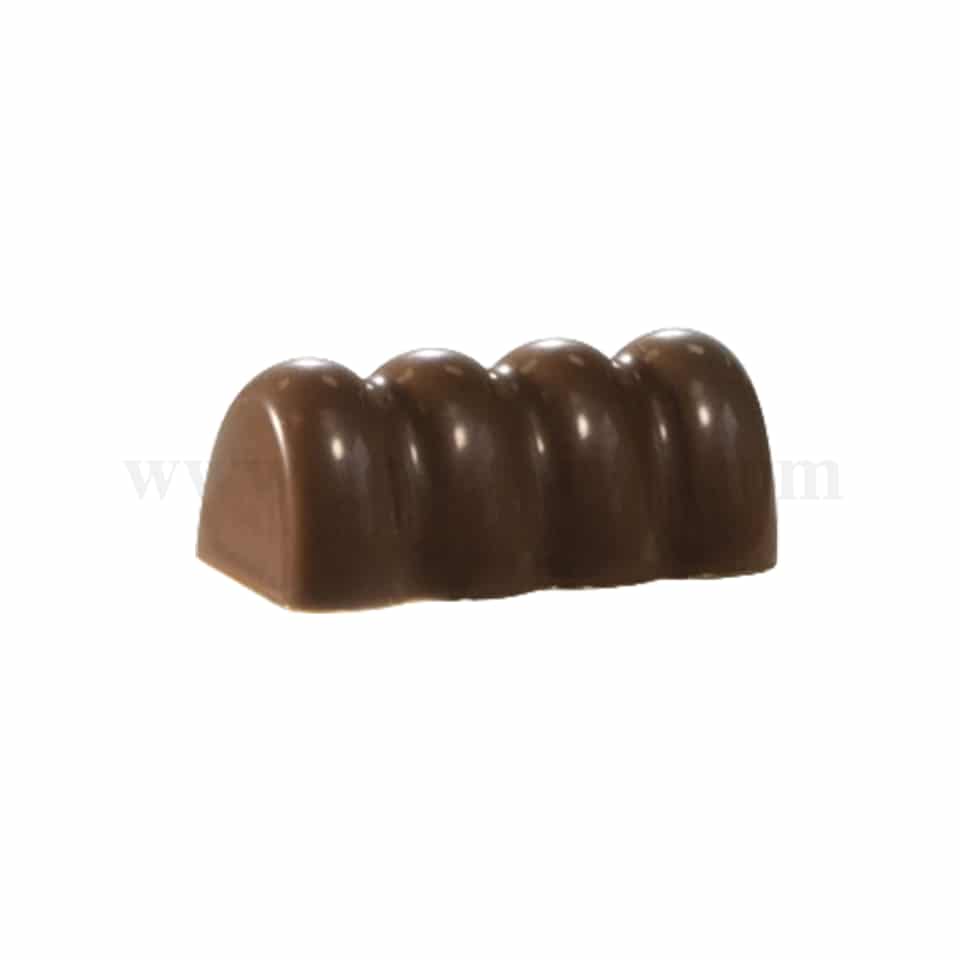MARTELLATO Polycarbonate Chocolate Mould Turn 40 x 19 h 16 mm