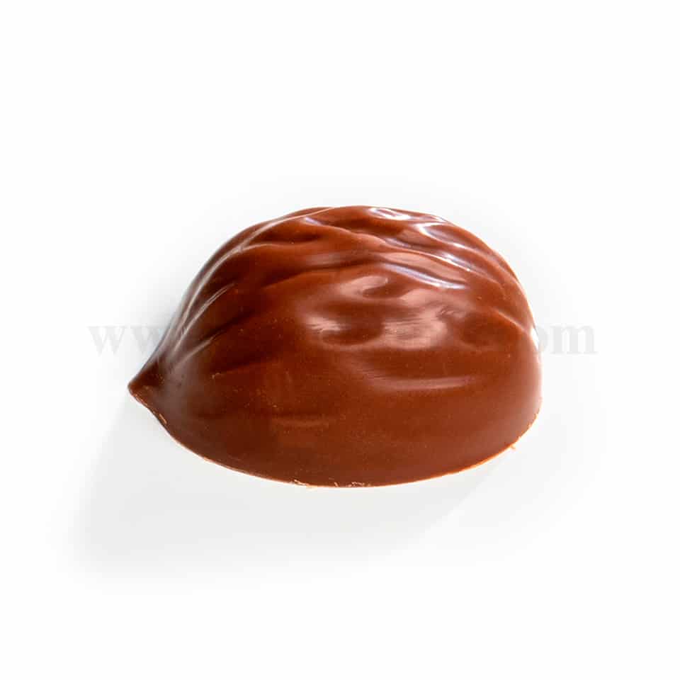 MARTELLATO Polycarbonate Chocolate Mould Fruitful Walnut 37 x 29 h 17.5 mm