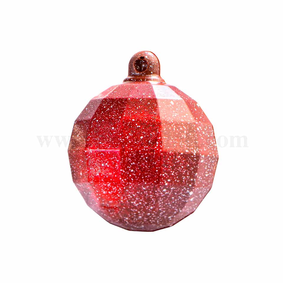 MARTELLATO Thermoformed Plastic Mould Christmas Baubles Diamond D 60mm