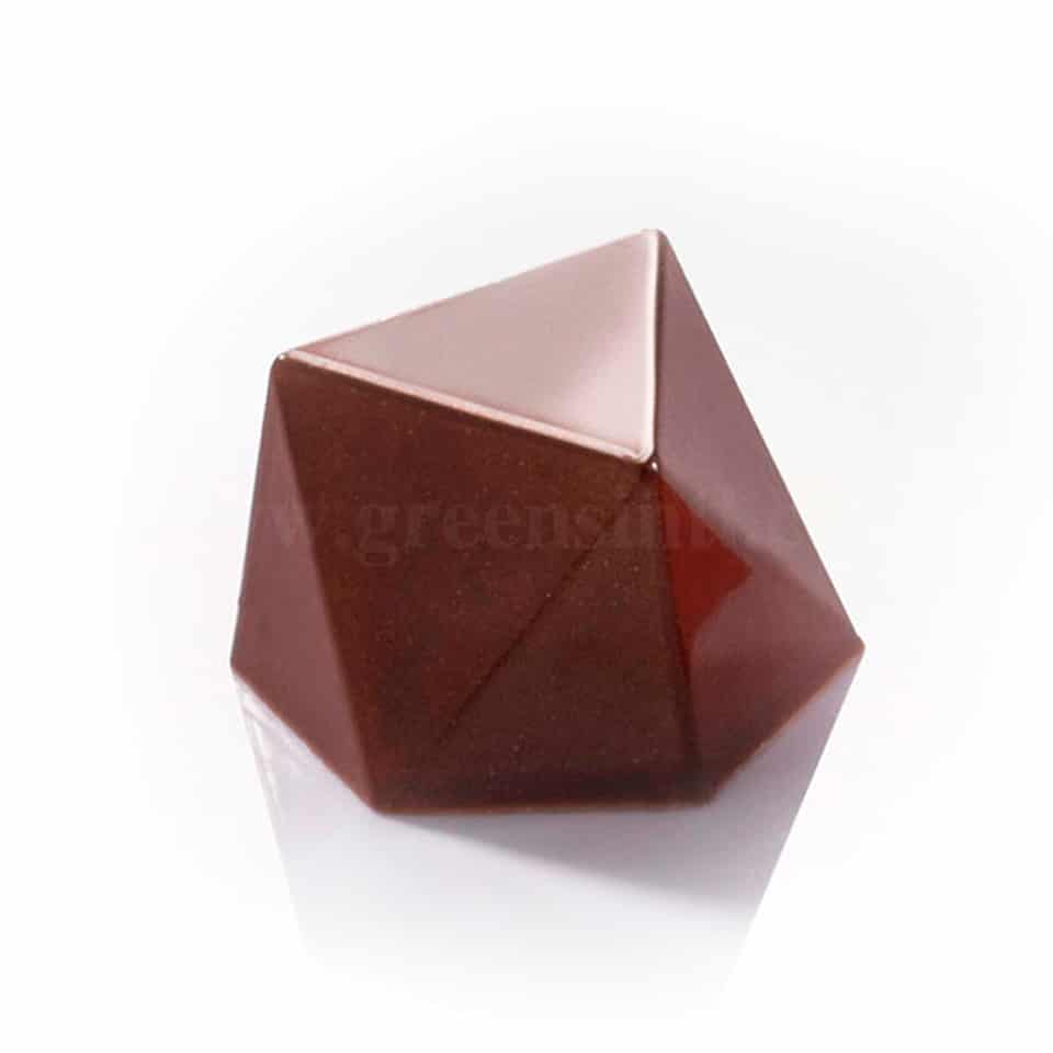 MARTELLATO Polycarbonate Chocolate Mould Modern Bon - Praline 27 x 31 h 18 mm