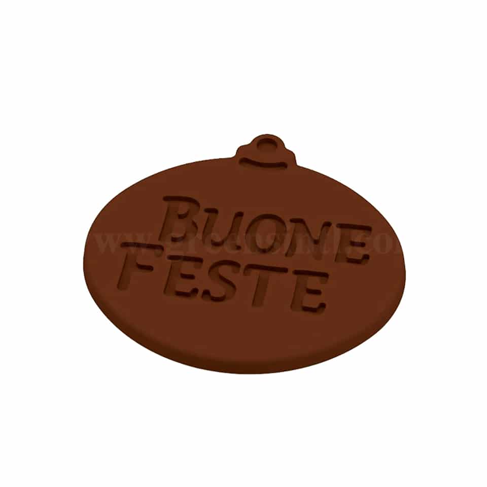 MARTELLATO Thermoformed Plastic Mould ''Buone feste''