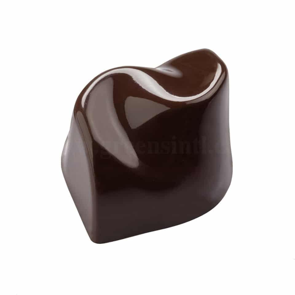 MARTELLATO Polycarbonate Chocolate Mould Flow by Wei Loon Tan 29 x 29 h 18 mm