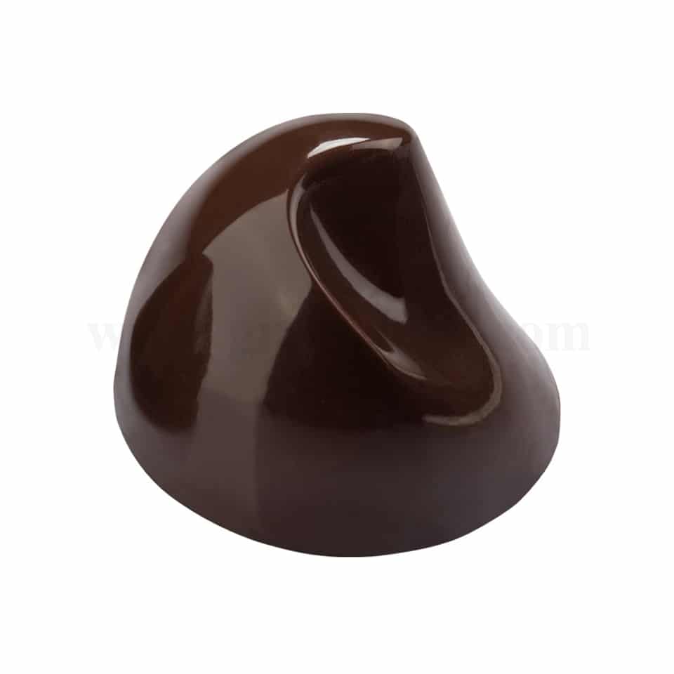 MARTELLATO Polycarbonate Chocolate Mould Dune by Karim Bourgi D 31 h 21 mm
