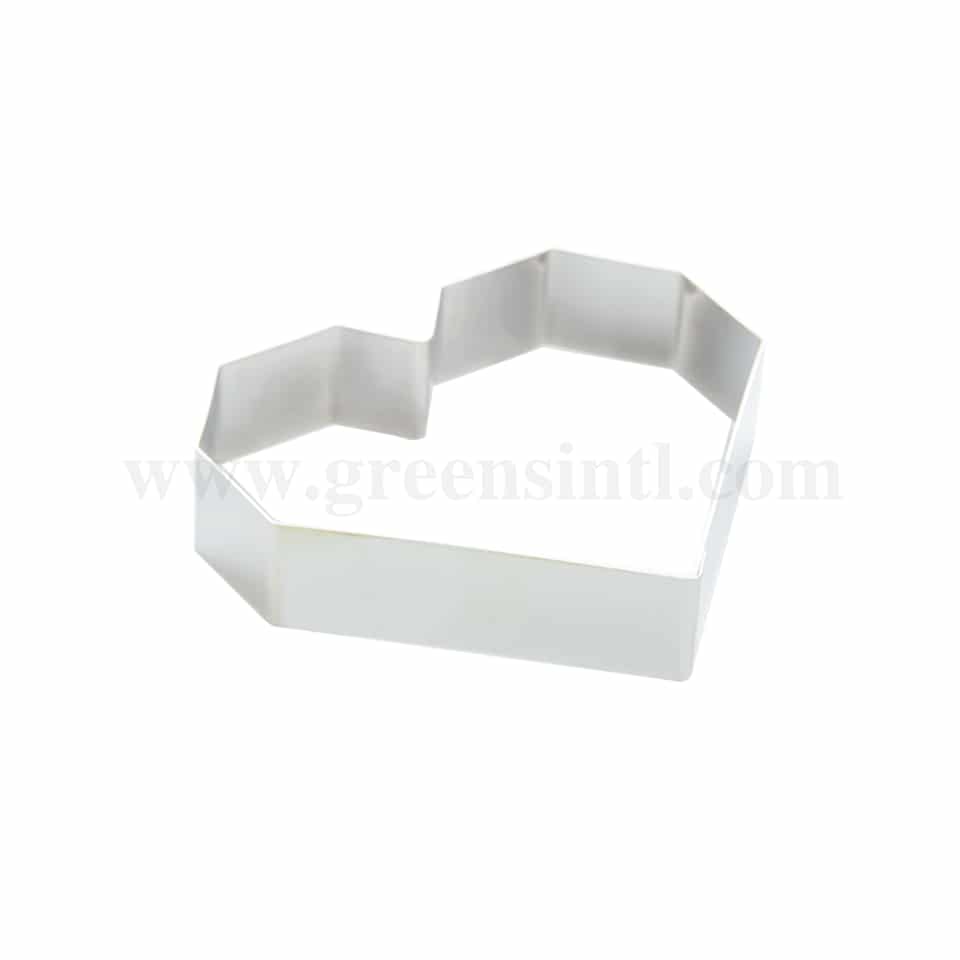 MARTELLATO Stainless Steel Band Diamond Heart 186x171xh40 mm