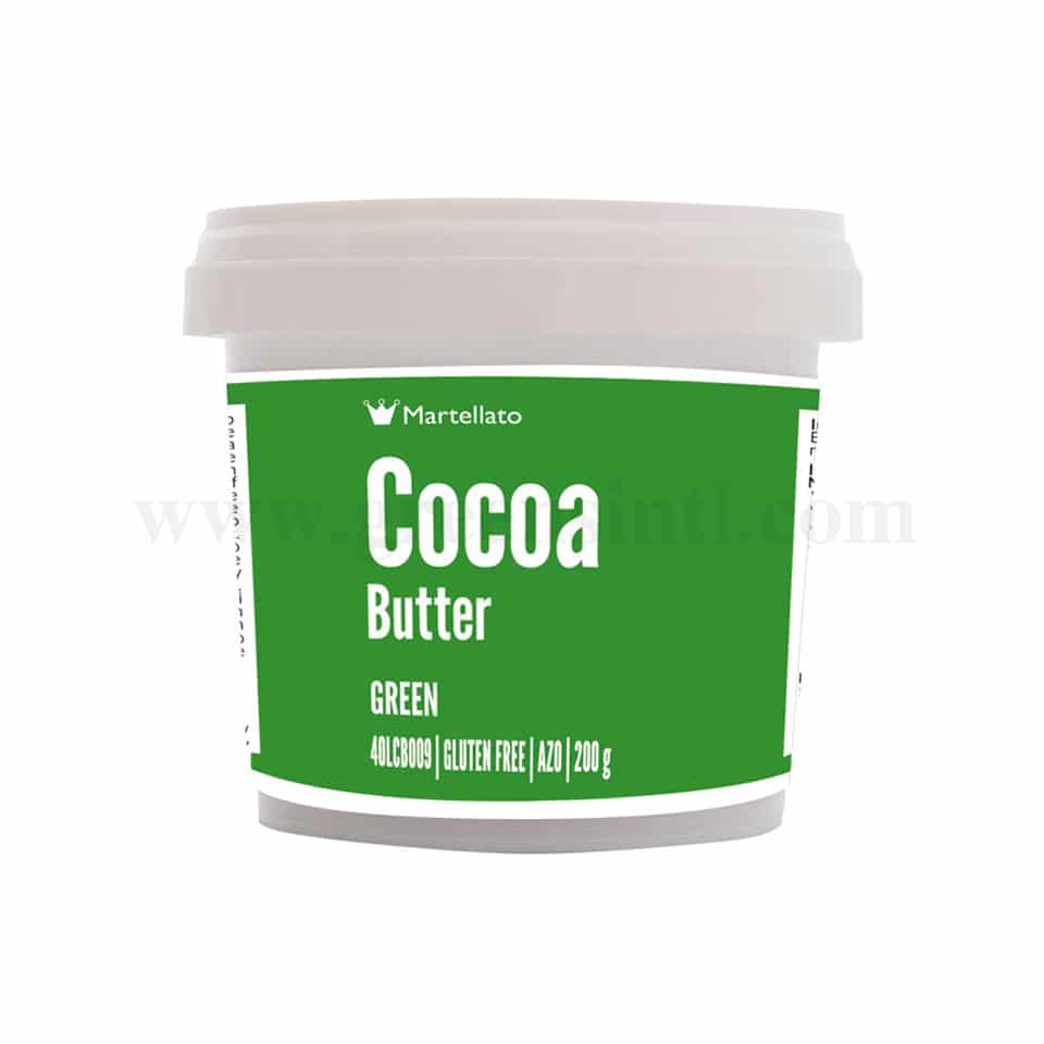 MARTELLATO Coloured Cocoa Butter Green 200g