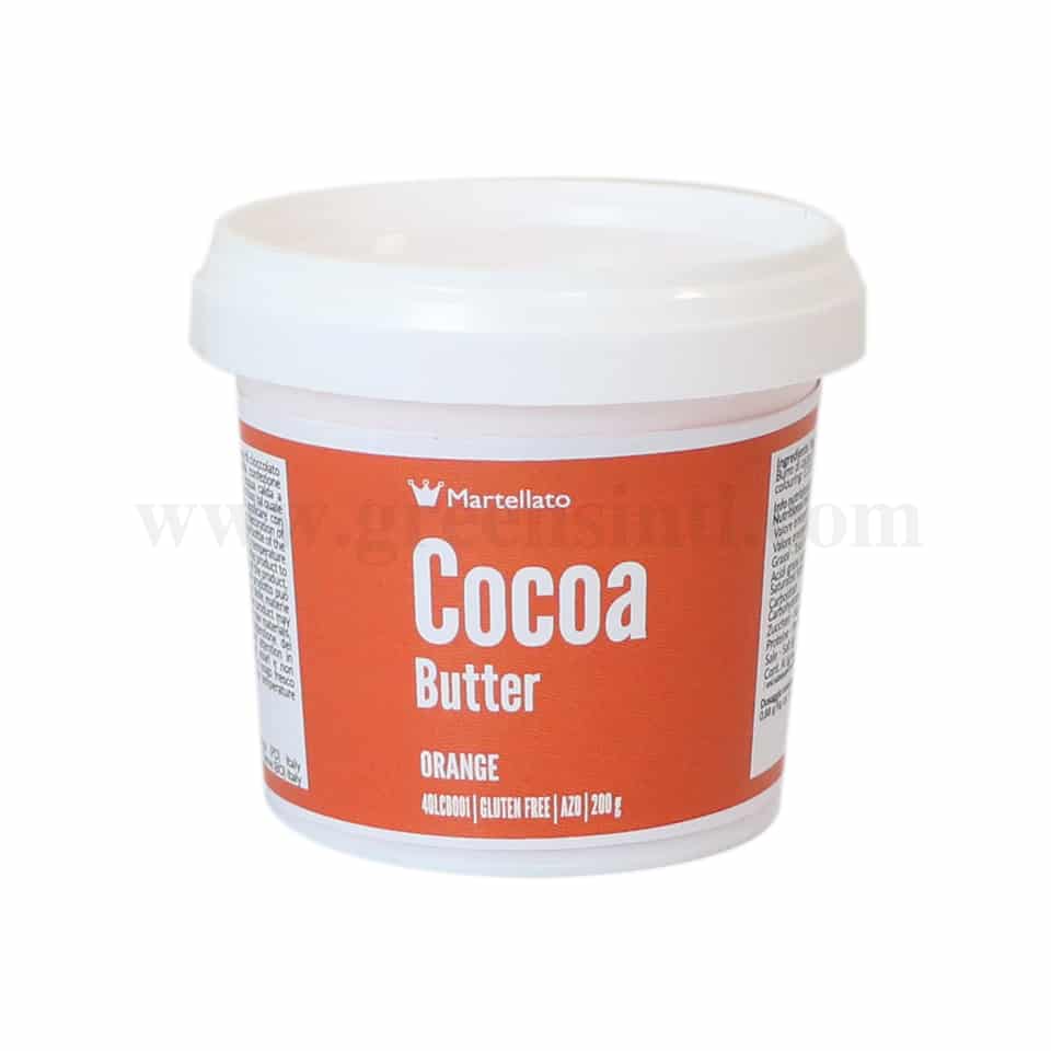 MARTELLATO Coloured Cocoa Butter Orange 200g