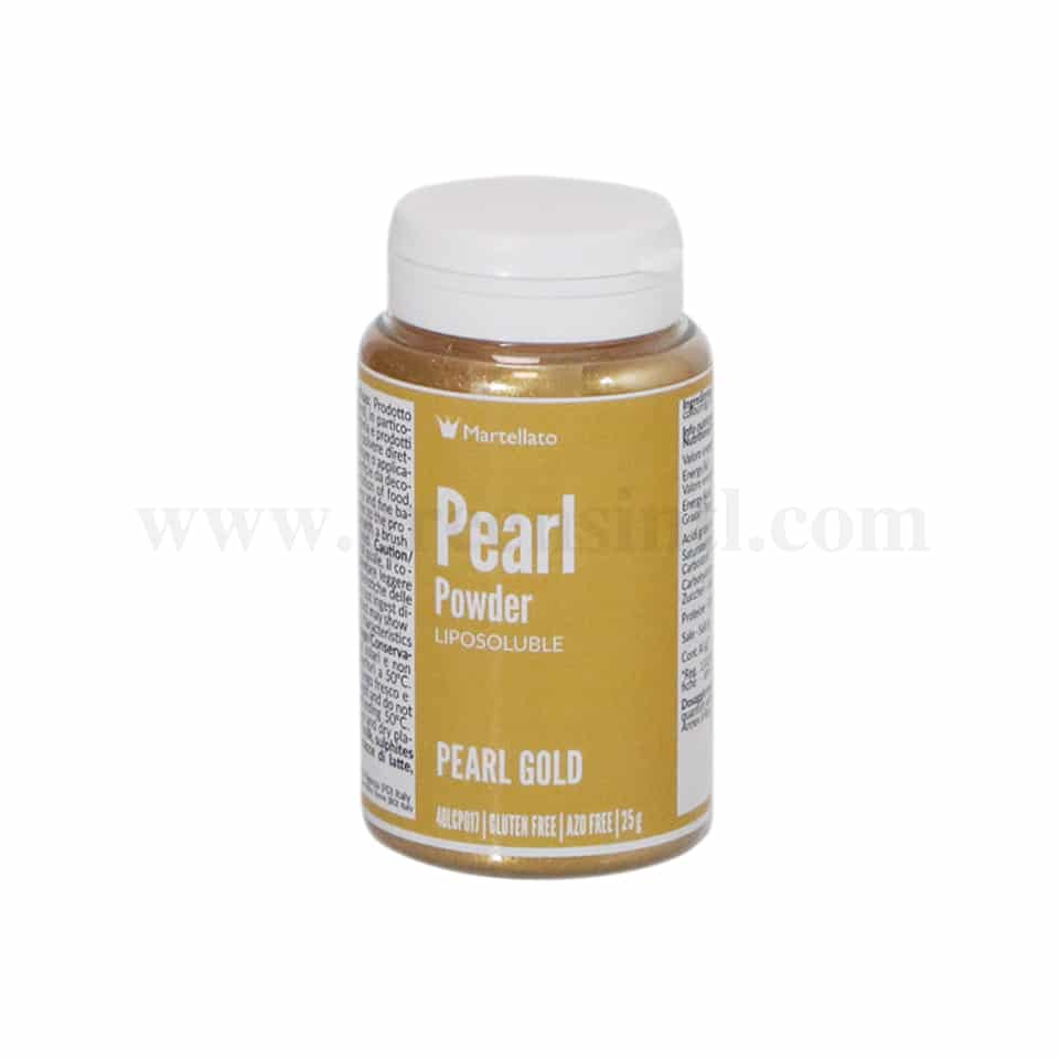 MARTELLATO Colour Dust Liposoluble - Pearl Gold 25g