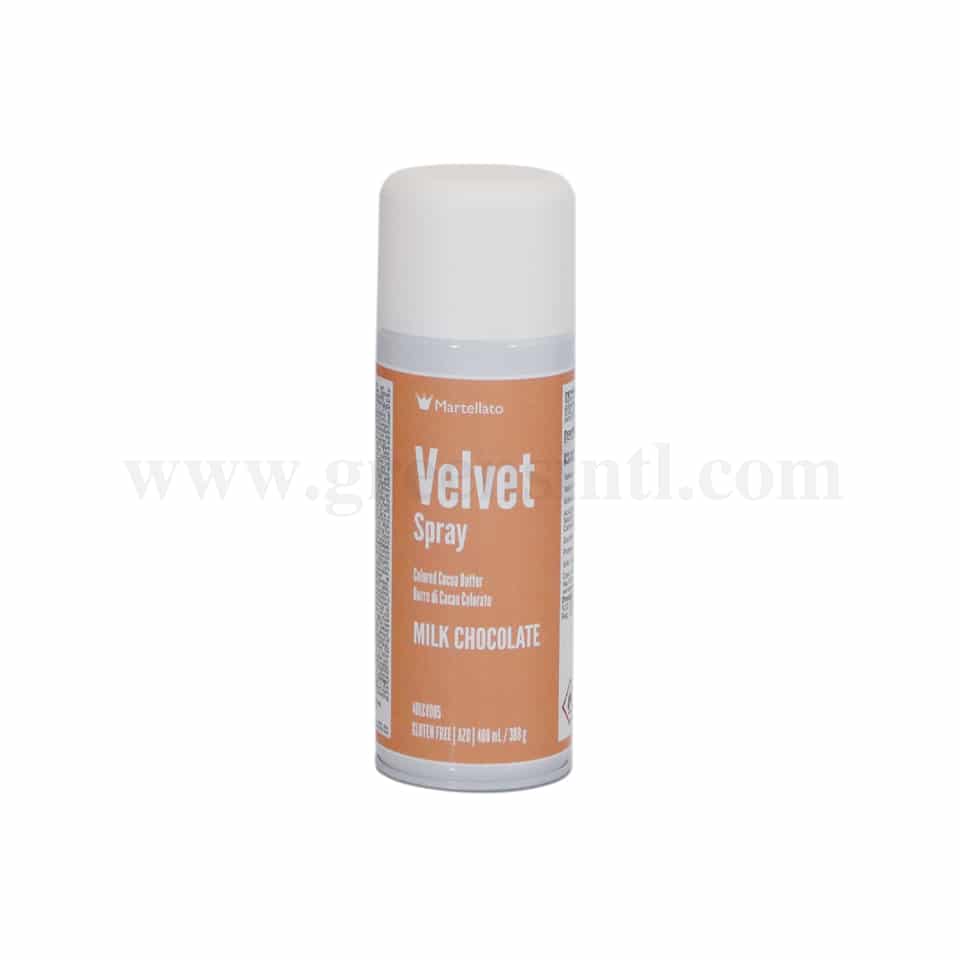 MARTELLATO Velvet Spray Milk Chocolate 400 ml / 308 g