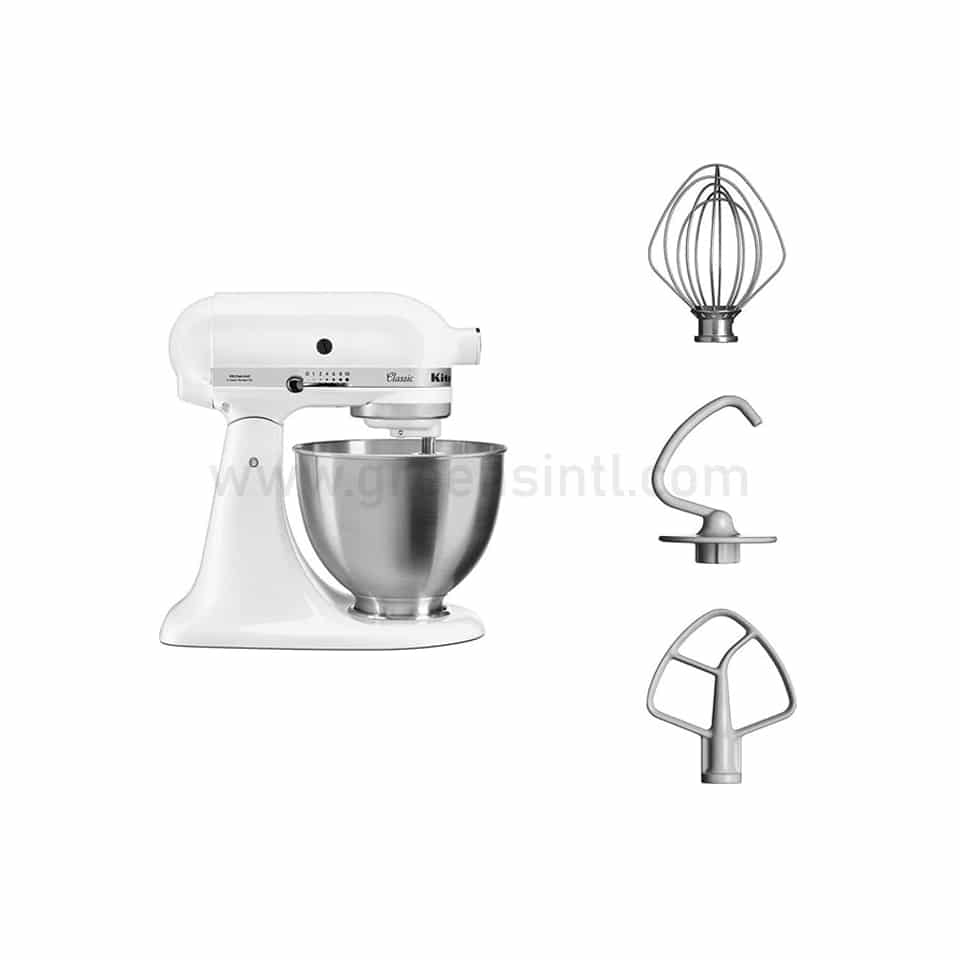 KITCHEN AID Classic Tilt-Head Stand Mixer - White 4.3L