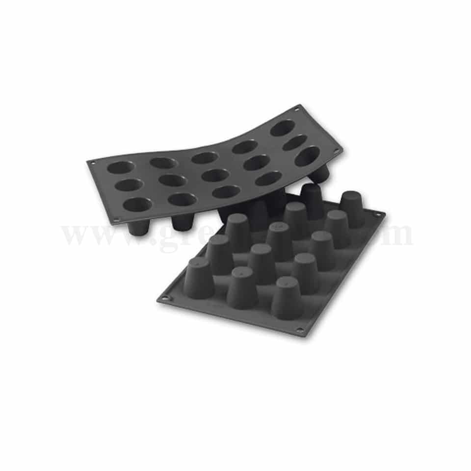 MARTELLATO Silicone Mould Babà D 35 x h 38mm