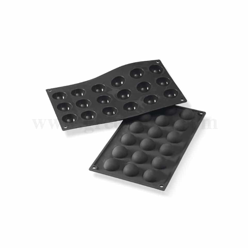 MARTELLATO Silicone Mould Half Sphere D 35 x  h 17.5 mm