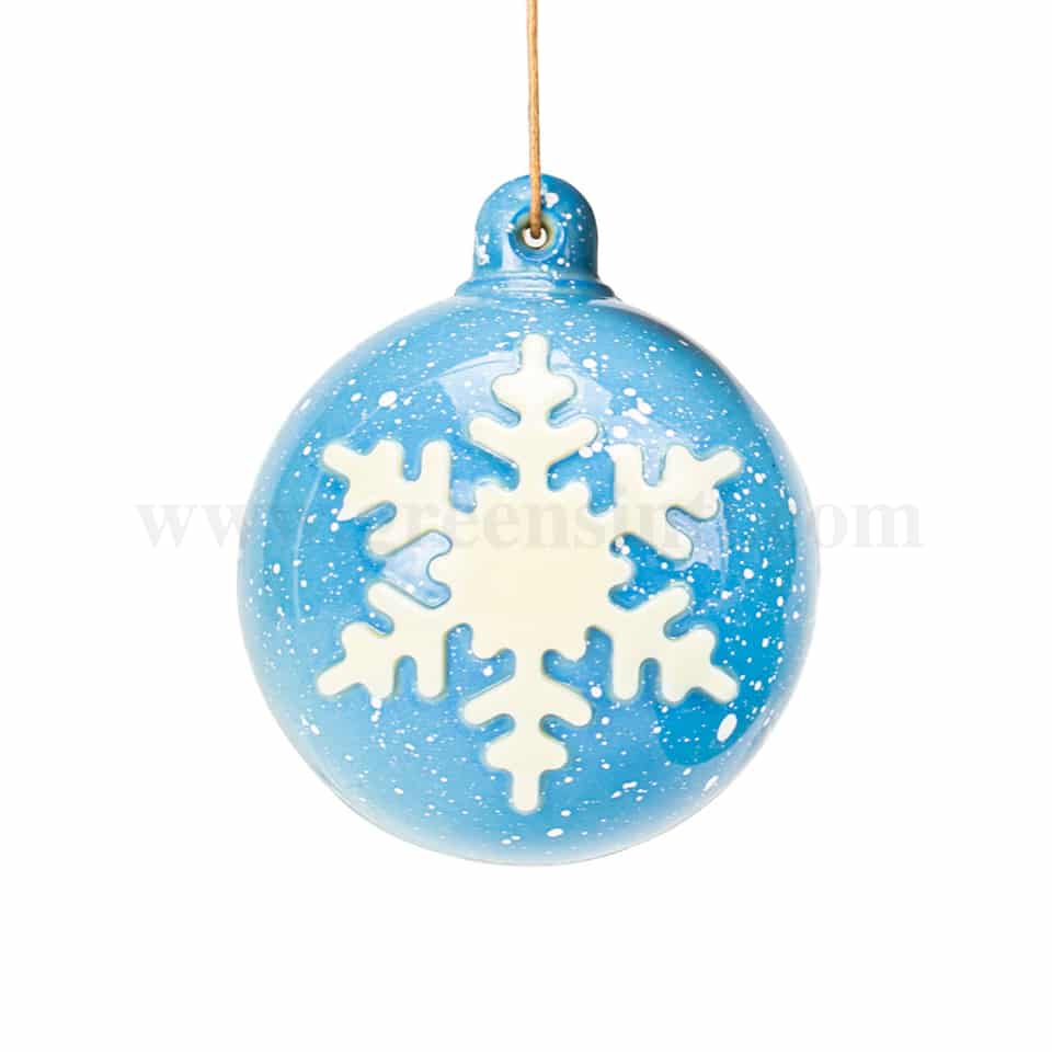 MARTELLATO Polycarbonate Magnetic Chocolate Mould Snow Baubles - D 60 h 72 mm